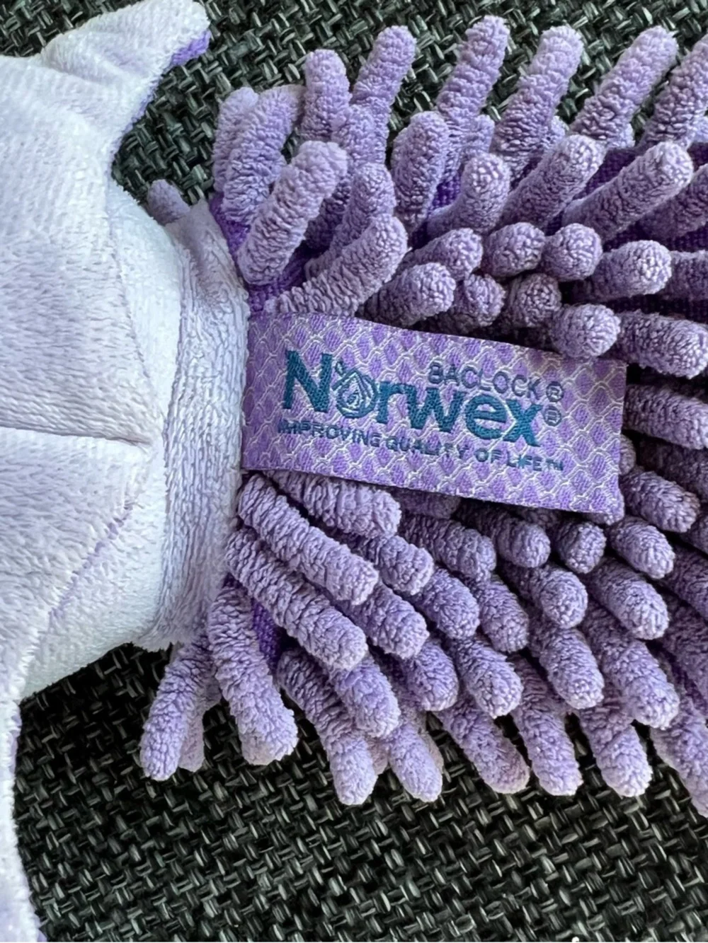 Norwex Kids Purple Unicorn Pet to Dry Hand Towel